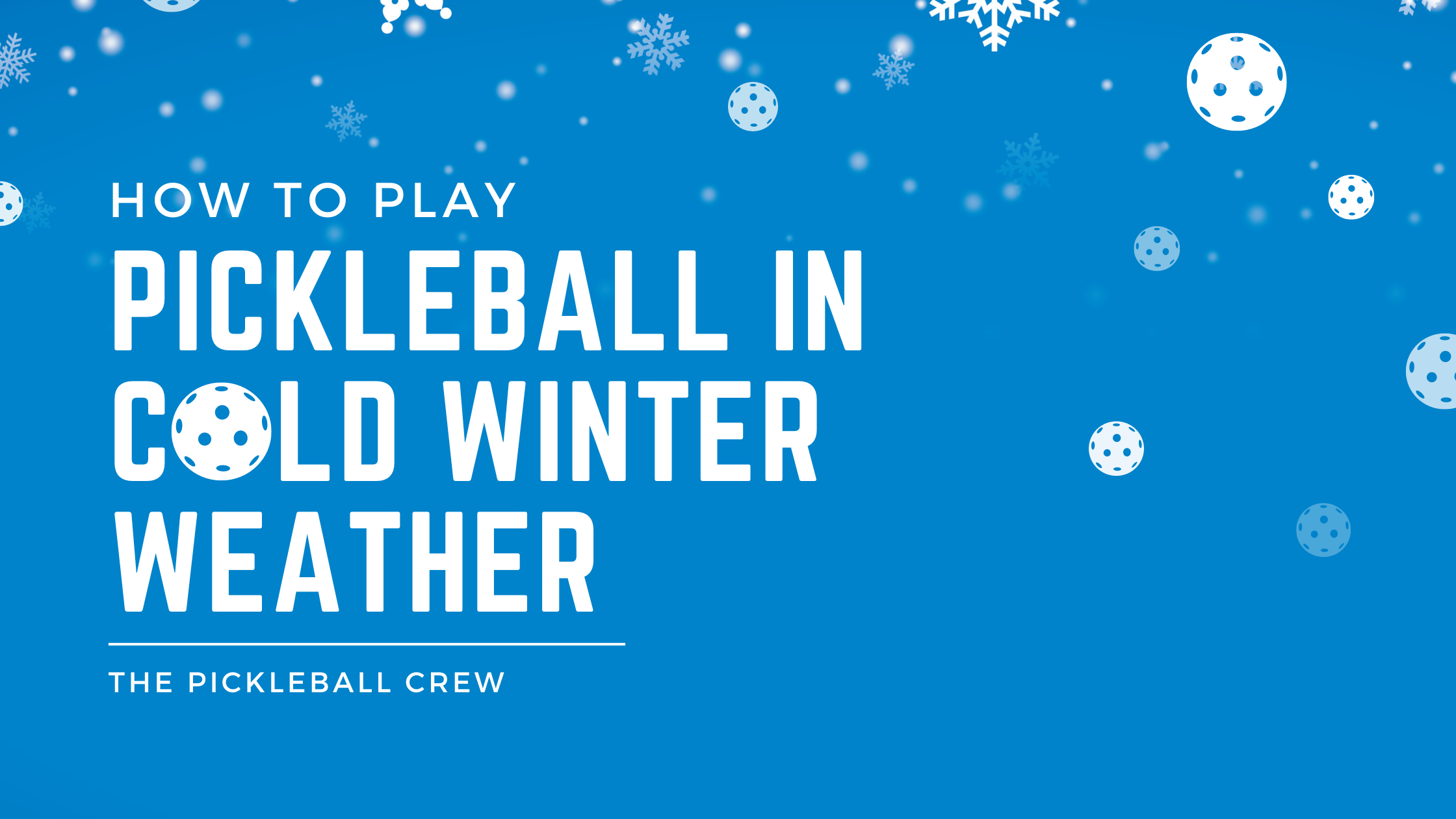 You can play pickleball in the cold winter weather. Learn how by using our guide that covers what to do with clothes, paddles, pickleballs, and more.
