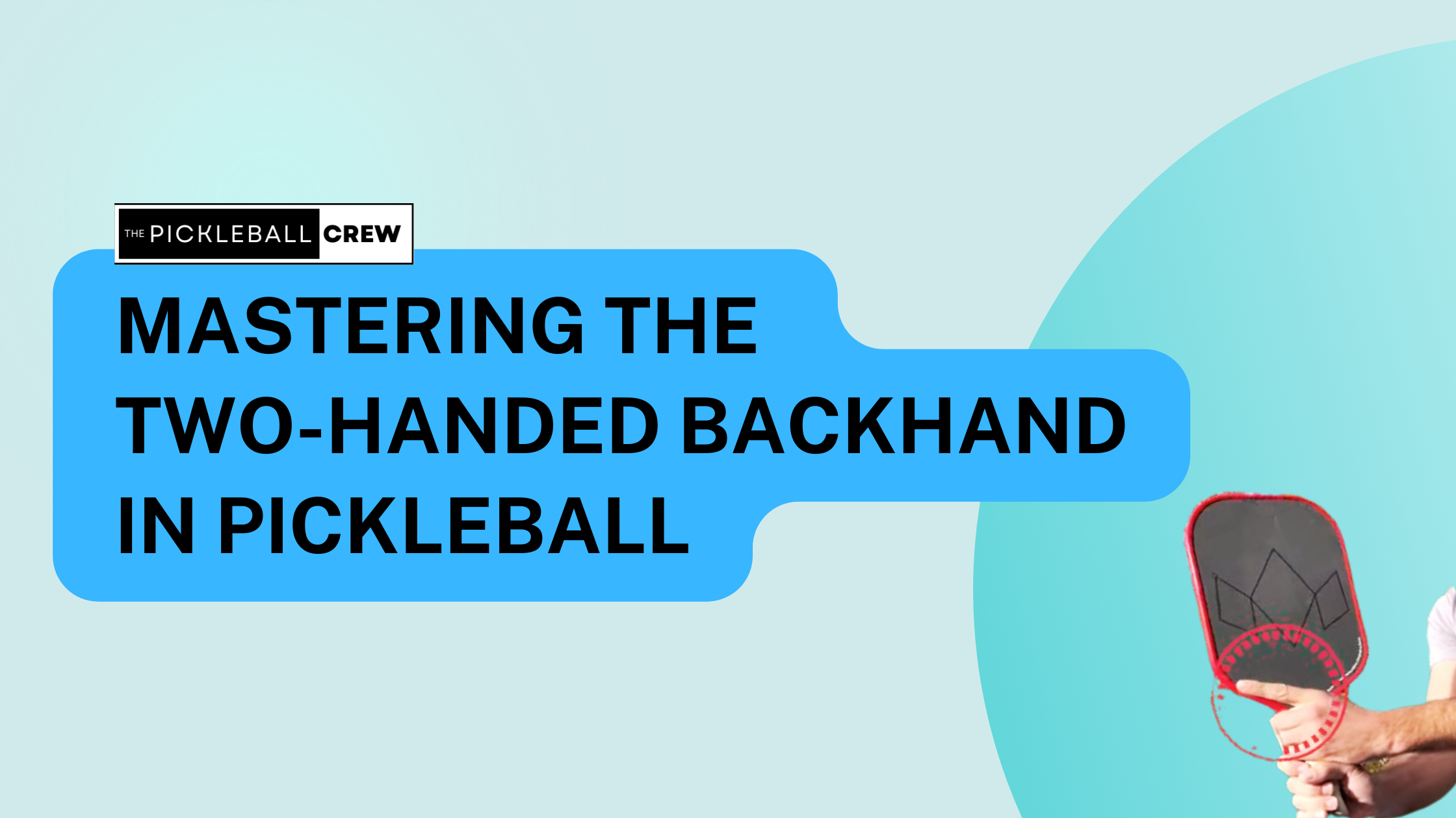 Use our guide to master the two-handed backhand in pickleball